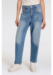 Herrlicher Damen Straight-Jeans "Brooke Recycled Denim Light", blau, casual, Gr. 33, Denim/Jeans, Obermaterial: 99% Baumwolle, 1% Elasthan, Jeans,