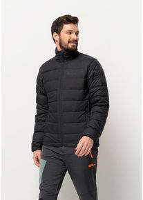 Jack Wolfskin Herren Daunenjacke "ATHER DOWN JKT M", schwarz, Gr. M, Hauptmaterial: 100% Polyester (recycled); Kontrast: 100% Polyester (recycled);