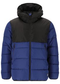 WHISTLER Kinder Outdoorjacke "Sareto", blau, casual, Gr. 140, mehrfarbig, 100% Polyester, Jacken, mit wasserabweisender Membran und warmem Polster