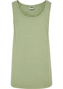Urban Classics Damen Tanktop "Urban Classics Herren Heavy Oversized Acid Wash Tank", grün, Gr. S, 100% Baumwolle, Tops