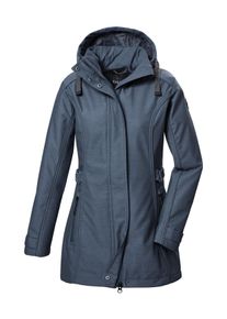 G.I.G.A. by Killtec Damen Softshellparka "GW 22 WMN SFTSHLL PRK", blau, sportlich, Gr. 42, G.I.G.A. DX BY KILLTEC, Oberstoff: Oberseite: 100% Polyester, Rückseite: 100%