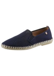 VERBENAS Herren Espadrille "Tom Pacific", Gr. 45, blau, Textil, klassisch, Schuhe, Slipper, Sommerschuh, Strandschuh mit luftdurchlässiger Perforation