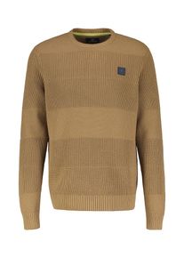 Lerros Herren Strickpullover "Lerros Herren Pullover in Strukturstrickqualität", beige, Gr. XXXL, 100% Baumwolle, Pullover