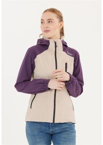 WEATHER REPORT Damen Outdoorjacke "CAMELIA W-PRO15000", beige, casual, Gr. 42, mehrfarbig, bedruckt, 94% Polyester, 6% Elasthan, Jacken, mit
