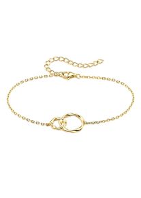 HECHTER PARIS Damen Armband "Schmuck Geschenk Silber 925 Armschmuck Armkette Ankerkette", Silber 925 (Sterlingsilber), gold, Silber 925