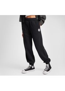 Converse Damen Jogginghose "WOMEN'S Converse RETRO CHUCK TAYLOR", schwarz, sportlich, Gr. XS, Obermaterial: 80% Baumwolle, 20% Polyester, Hosen