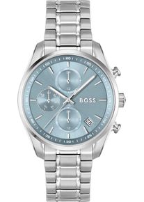BOSS Damen Multifunktionsuhr "GRAND TOUR LADIES", silber, Armbanduhren, Quarzuhr, Armbanduhr, Damenuhr, Edelstahlarmband