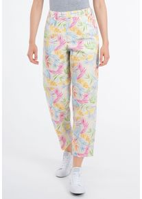 Recover Pants Damen Stoffhose "GWEN", bunt, Gr. 50, mehrfarbig, 97% Baumwolle;3% Elasthan, Hosen, in wunderschönen Sommerfarben