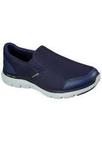 Skechers Herren Slip-On Sneaker "FLEX ADVANTAGE 4.0", Gr. 41, blau, Textil, Synthetik, sportlich, Schuhe, Slipper, Schhlupfschuh, Komfortschuh mit