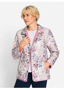 CLASSIC Damen Steppjacke, rosa, Gr. 40, unifarben, gemustert, mehrfarbig, 100% Polyester, Wattierung:100% Polyester, Jacken