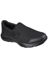 Skechers Herren Slip-On Sneaker "FLEX ADVANTAGE 4.0", Gr. 46, schwarz, Textil, Synthetik, sportlich, Schuhe, Slipper, Schhlupfschuh, Komfortschuh mit