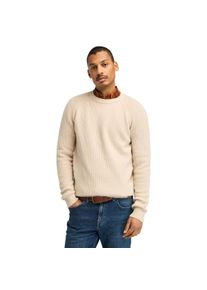 Timberland Herren Strickpullover "RagLan SLeeve Crew Neck Sweater", beige, casual, Gr. S, Strick, Obermaterial: 80% Wolle, 20% Nylon, Pullover
