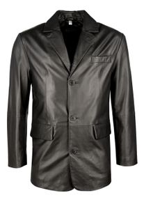 JCC Herren Lederjacke "Armando", schwarz, Gr. 60, Obermaterial: 100% Leder / Futter: 100% Polyester, Jacken
