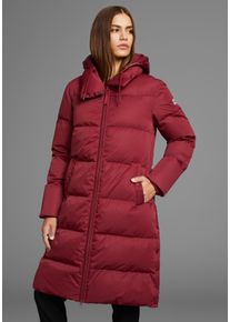 HECHTER PARIS Damen Steppmantel, rot, casual, Gr. 44, Web, Twill, Obermaterial: 100% Polyester. Futter: 100% Polyester. Wattierung: 80% Daunen, 20%