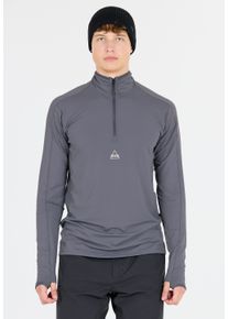 SOS Herren Strickpullover "Timberline", blau, sportlich, Gr. M, unifarben, 90% Polyester, 10% Elasthan, Pullover, für viel Bewegungsfreiheit auf der