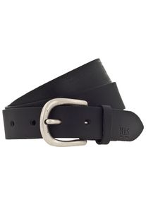 H.I.S. H.I.S Damen Ledergürtel, schwarz, casual,modisch, Gr. 105, Rindsleder, Gürtel, in verschiedenen Farben mit dezenter Markenprägung - NEU bis Gr. 125