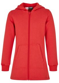 Urban Classics Mädchen Parka "Urban Classics Damen Girls Sweat Parka", grau, casual, Gr. 146, unifarben, 65% Baumwolle, 35% Polyester, Jacken