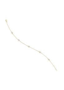 Vivance Damen Goldarmband "0,18 ct Diamant Brillant Armband aus 585 Gelbgold 19 cm", 19, Gelbgold 585-Diamanten, gold, Gelbgold 585, Diamanten,