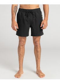 Billabong Herren Boardshorts "All Day Heritage Layback", schwarz, Gr. L, 100% Recyceltes Polyester, Hosen