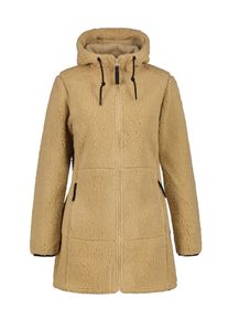 Icepeak Damen Fleecejacke "D SOFTSHELLBLOUSON MADEIRA", beige, sportlich, Gr. L, Obermaterial: 62% Polyester, 33% Viskose, 5% Elasthan, Jacken