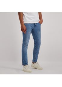 Cars Jeans Herren Regular-fit-Jeans "Jeans Douglas", blau, modisch, Gr. 34, Abriebeffekte, Denim/Jeans, Obermaterial: 99% Baumwolle, 1% Elasthan,