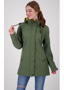 DEPROC Active Damen Softshellmantel "PEAK ROBSON WOMEN", grün, casual, Gr. 36, 96% Polyester; 4% Elastan mit TPU Membrane, Mäntel, auch in Großen