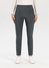 Stehmann Damen Leggings, grün, casual, Gr. 40, unifarben, Obermaterial: 85% Polyamid, 15% Elasthan, Hosen, mit elastischem Bund
