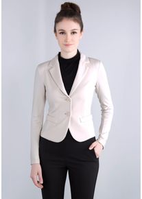 Imperial Damen Kurzblazer "IMP-J S24ABE", beige, feminin, Gr. XXL, Web, Obermaterial: 62% Viskose, 32% Polyamid, 6% Elasthan, Blazer, im Athleisure