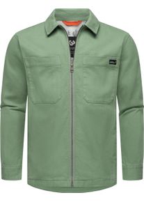 Ragwear Herren Outdoorjacke "Liwty", grau, casual, Gr. XL, Material: 100% Baumwolle, Jacken, stylische Herren Hemdjacke mit Brusttasche