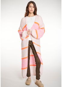 Haily's HAILY’S Damen Strickjacke "LS A CD Lo44rena", bunt, feminin, Gr. S, gestreift, Strick, Obermaterial: 80% Polyacryl, 20% Polyamid, Strickjacken