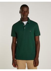 Tommy Hilfiger Herren Poloshirt "1985 SLIM POLO", grün, Basic, Gr. XXL, Piquu00e9, Obermaterial: 96% Baumwolle, 4% Elasthan, Shirts, aus leicht