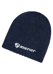 Ziener Damen Strickmütze "IRUNO hat", blau, Materialmix, Mützen