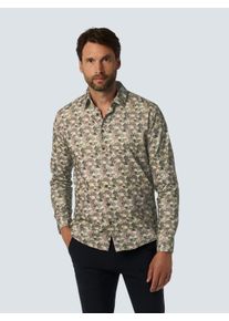 NO EXCESS Herren Langarmhemd "NO EXCESS Hemd mit Kord-Karodruck", grau, casual, Gr. XXL, 100% Baumwolle, Hemden