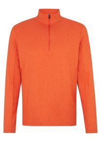 Ziener Herren Sweater "JELANO", orange, Gr. 46, Obermaterial: 88% Polyester recycled, 12% Elasthan, Sweatshirts