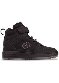 Lotto Kinder Sneaker, Gr. 32, schwarz, Synthetik, Textil, sportlich, Schuhe, - mit kuschelig-warmem Teddyfutter
