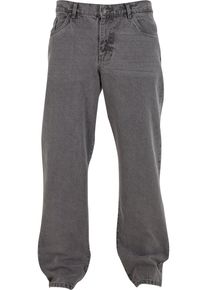 Urban Classics Herren Bequeme Jeans "Urban Classics Herren Heavy Ounce Straight Fit Jeans", grau, casual, Gr. 36, unifarben, 100% Baumwolle, Jeans