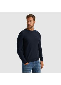 PME-Legend PME LEGEND Herren Strickpullover, weiß, casual, Gr. XL, unifarben, Strick, Obermaterial: 100% Baumwolle, Pullover, mit Logostickerei