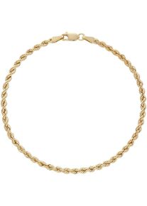 Firetti Damen Armkette "Schmuck Geschenk Gold 585 Armschmuck Armkette Kordel ca. 3 mm breit", 21, Gelbgold 585, gold, Gelbgold 585, Armbänder