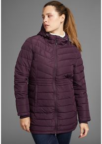 Polarino Damen Steppjacke, lila, sportlich, Gr. 58, Web, Obermaterial: 100% Polyester. Futter: 100% Polyester. Wattierung: 100% Polyester, Jacken,
