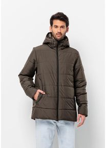 Jack Wolfskin Herren Funktionsjacke "DEUTZER LONG JKT M", braun, Gr. XL, Hauptmaterial: 100% Polyester (recycled); Futter: 100% Polyester (recycled);