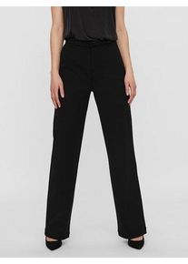 Véro Moda VERO MODA Damen Anzughose "VMZAMIRA MR SLIM STRAIGHT PANT", schwarz, elegant, Gr. S, unifarben, Web, Obermaterial: 95% Polyester, 5% Elasthan, Hosen