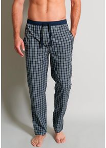 Tom Tailor Herren Pyjamahose "Dakota", Gr. 56, grün, Popeline, Obermaterial: 100% Baumwolle, kariert, casual, Hosen, mit klassichem Karo-Design
