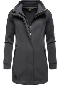 Ragwear Damen Sweatjacke "Letrice Bonded", grau, elegant, Gr. M, Sweatware, Obermaterial:100% Polyester, Sweatjacken, Elegante Zip-Jacke mit hohem