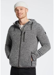 G.I.G.A. by Killtec Herren Strickfleecejacke "GW 54 MN KNTFLC JCKT", schwarz, sportlich, Gr. M, G.I.G.A. DX BY KILLTEC, meliert, Fleece, Obermaterial: 100% Polyester,