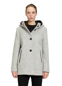 Gil Bret Damen Wolljacke "Gil Bret Wolljacke mit Kapuze", grau, sportlich, Gr. 38, Obermaterial: 100% Schurwolle. Besatz: 100% Polyamid. Futter: 100%