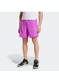 Herren Shorts "GYM+ 3S WV SHT", lila, sportlich, Gr. S, adidas Performance, Obermaterial: 87% Polyester, 13% Elasthan, Hosen