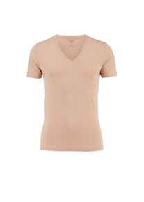 OLYMP Herren T-Shirt "Casual", braun, Gr. L, Obermaterial: 94% Baumwolle, 6% Elasthan, Shirts