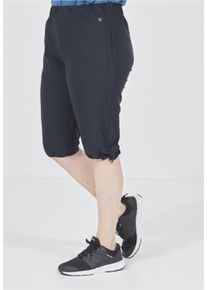 Q BY ENDURANCE Damen Stoffhose "CARPO", schwarz, sportlich, Gr. 48, unifarben, 88% Polyamid, 12% Elasthan, Hosen, mit hochwertigem Funktionsstretch