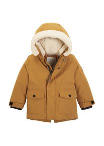 Kinder Parka "FIOW 26 MNS PRK", braun, sportlich, Gr. 110, FIRST INSTINCT BY Killtec, Obermaterial: 88% Polyester 12% Baumwolle, Innenfutter: 100%