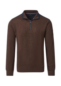 Casamoda Herren Sweatshirt "Casamoda Sweatshirt uni", braun, Gr. L, 70% Baumwolle, 30% Polyester, Sweatshirts